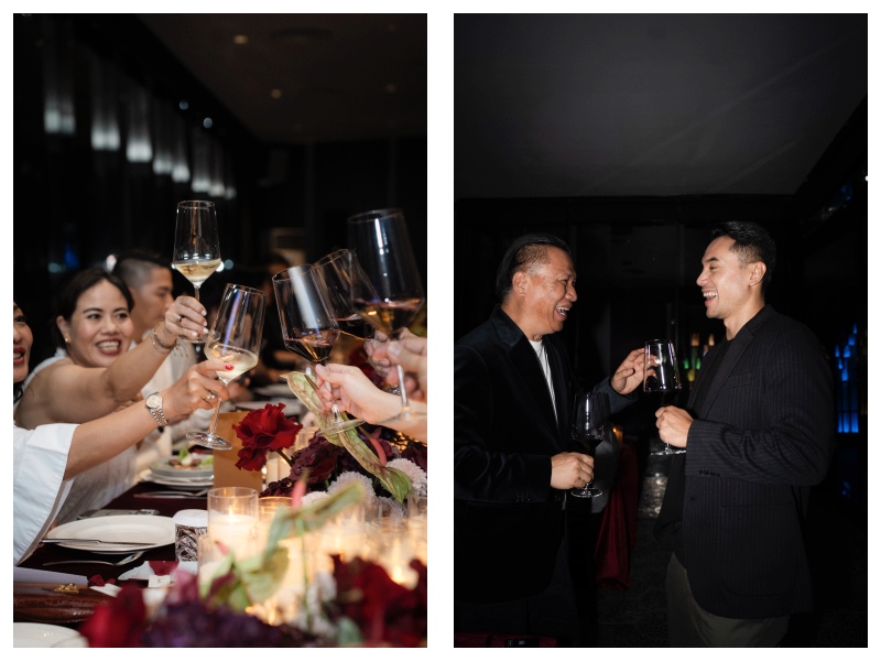 Momen bersulang menjadi jeda yang hangat