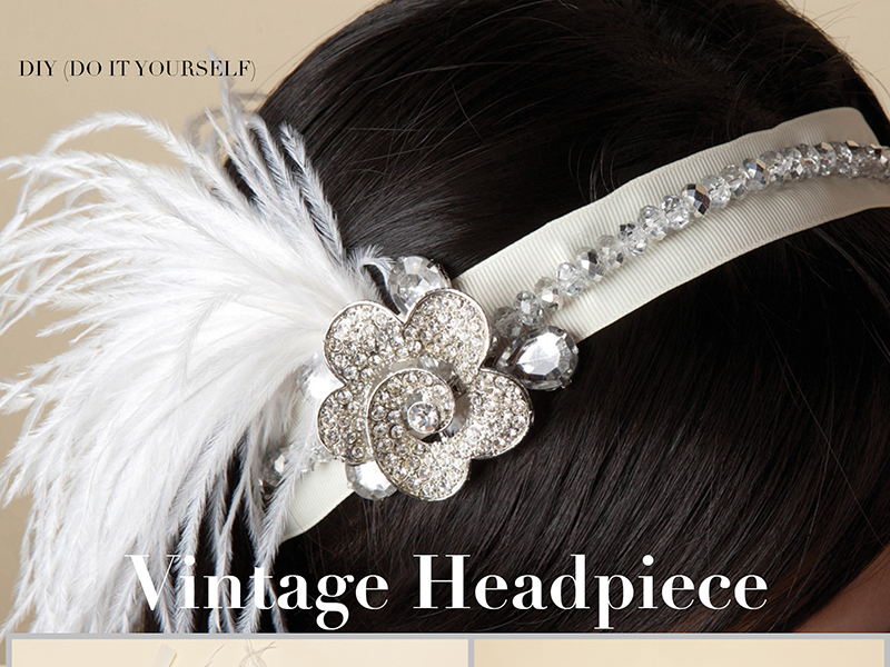 DIY Vintage Headpiece