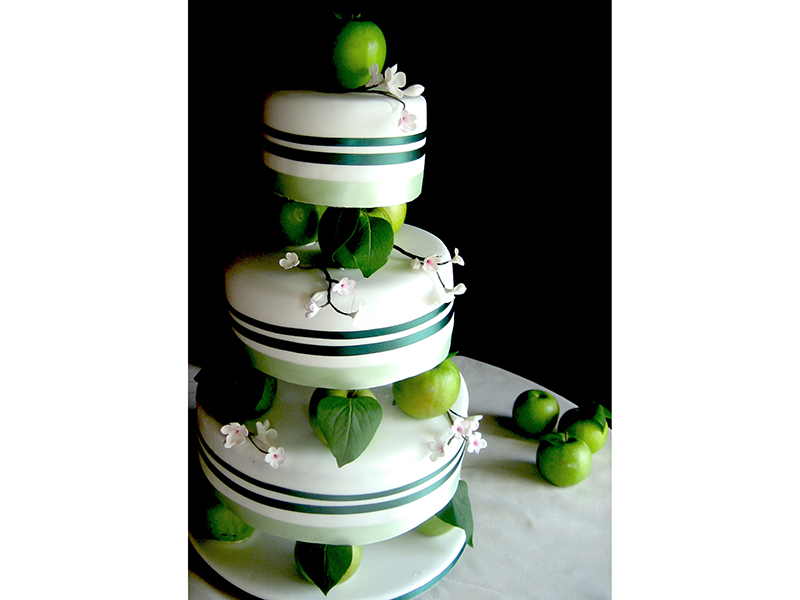 Go Green Wedding Cake