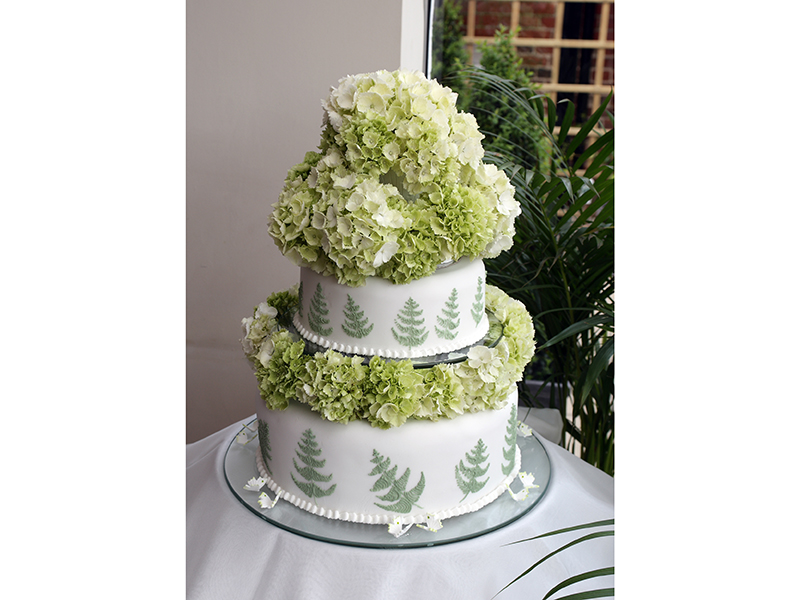 Go Green Wedding Cake