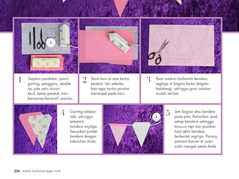 DIY Pretty Pennant Banner