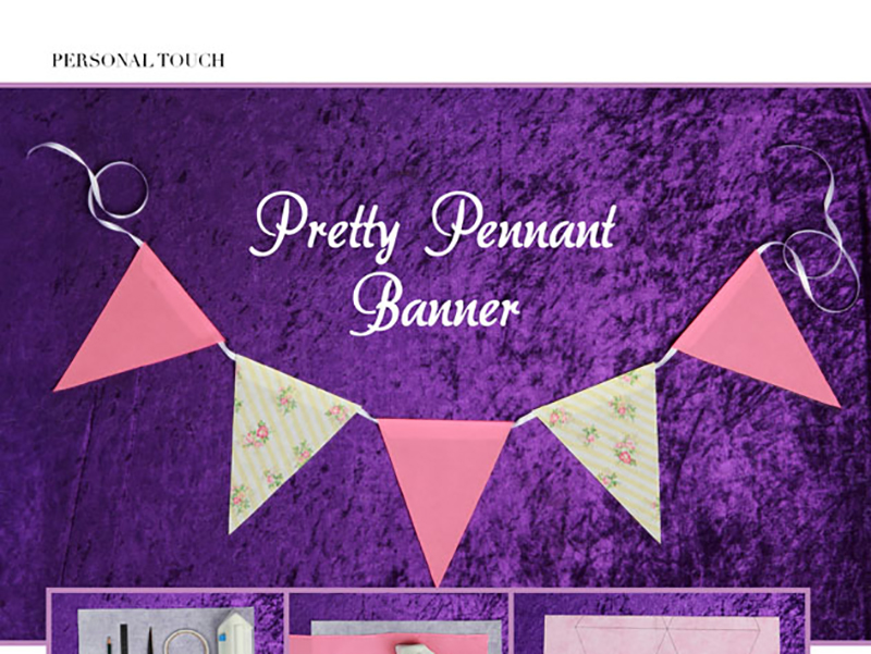 Pretty Pennant Banner