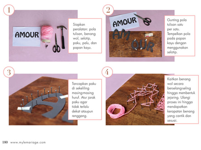 DIY Wedding Love Board
