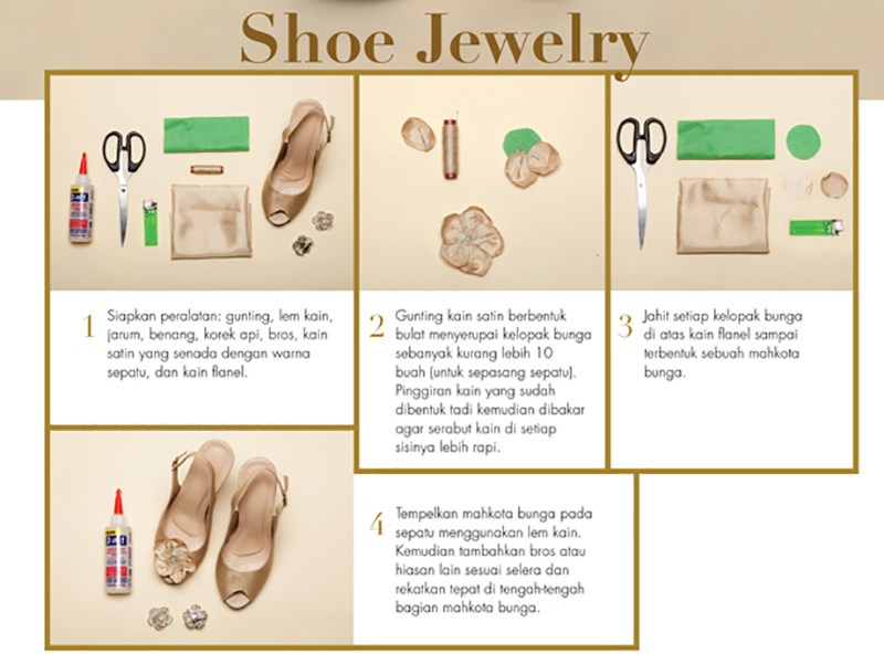 DIY Shoe Jewelry