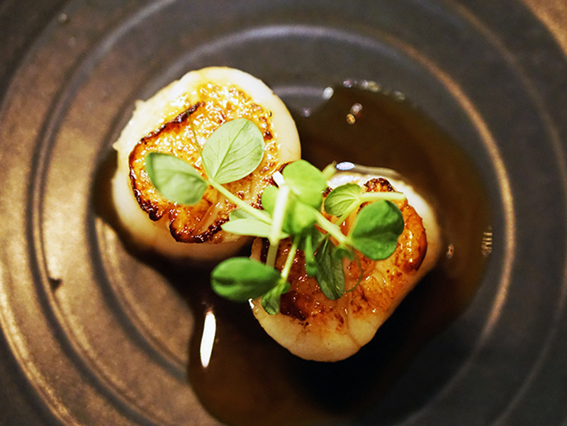 Scallop With Butter And Ponzu Sauce