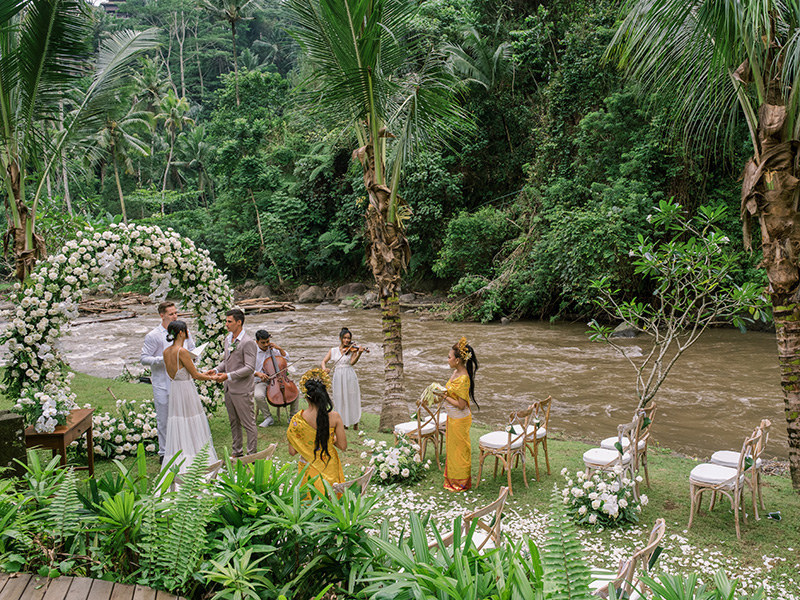 Ayung Riverside Wedding Venue at Mandapa, a Ritz-Carlton Reserve