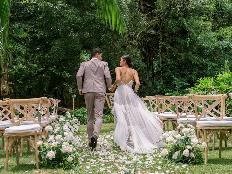 Wedding at Mandapa, a Ritz-Carlton Reserve