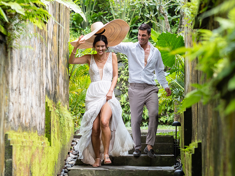 Wedding at Mandapa, a Ritz-Carlton Reserve