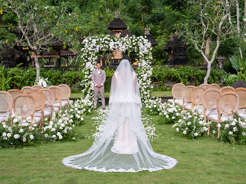 Temple Lawn Wedding Venue at Mandapa, a Ritz-Carlton Reserve