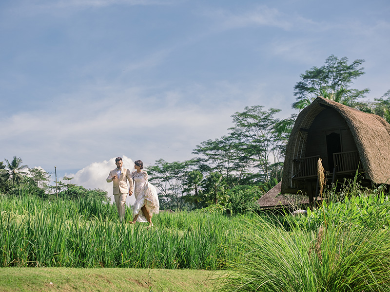 Wedding at Mandapa, a Ritz-Carlton Reserve