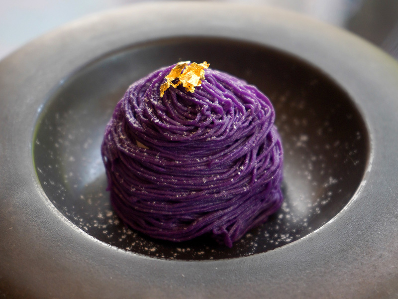 OKU Jakarta - Purple Potato Mont Blanc