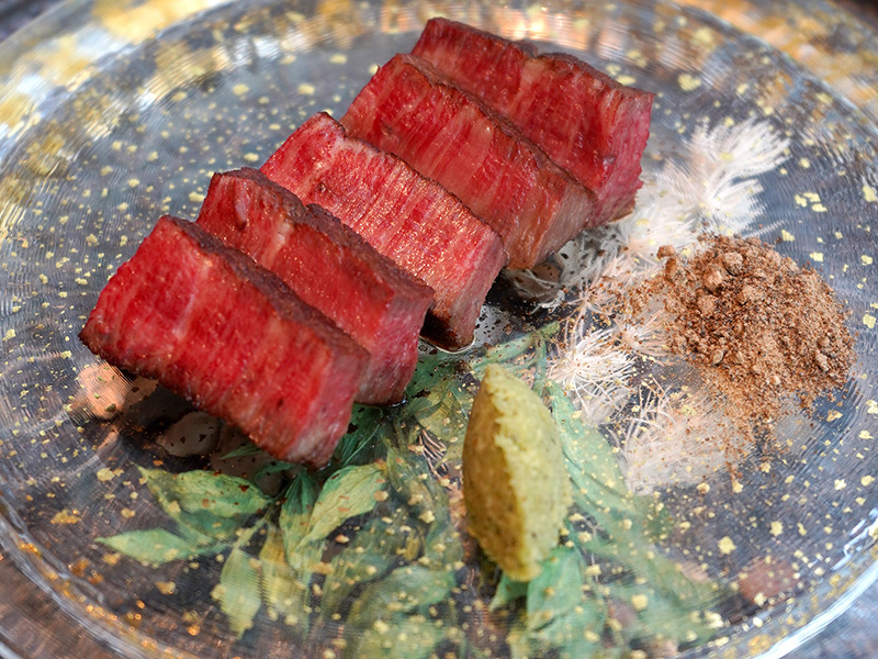 OKU Jakarta - Smoked Slow Cooked Miyazaki Tenderloin