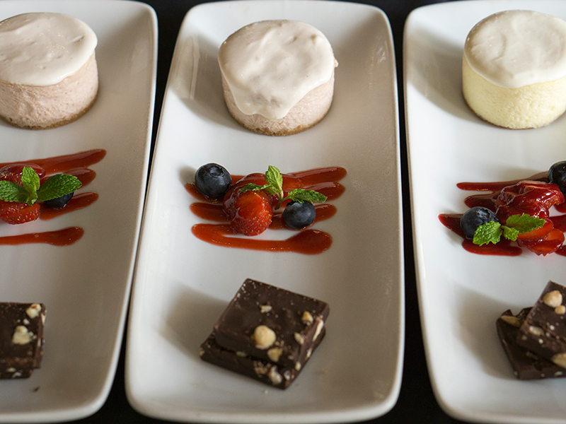 Cheese Cake and Chocolate Bark