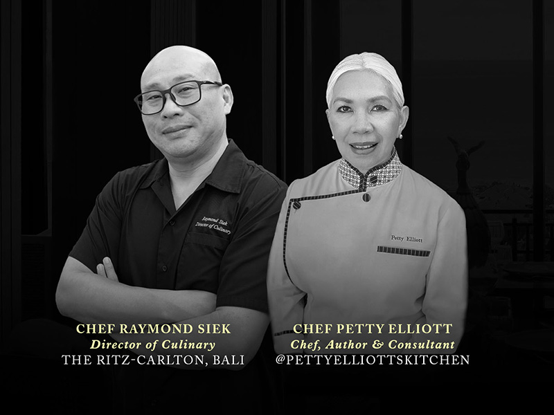 Epicurean Indonesia: Cita Rasa Indonesia dalam Kolaborasi Chef Petty Elliott dengan Chef Raymond Siek di The Ritz-Carlton, Bali