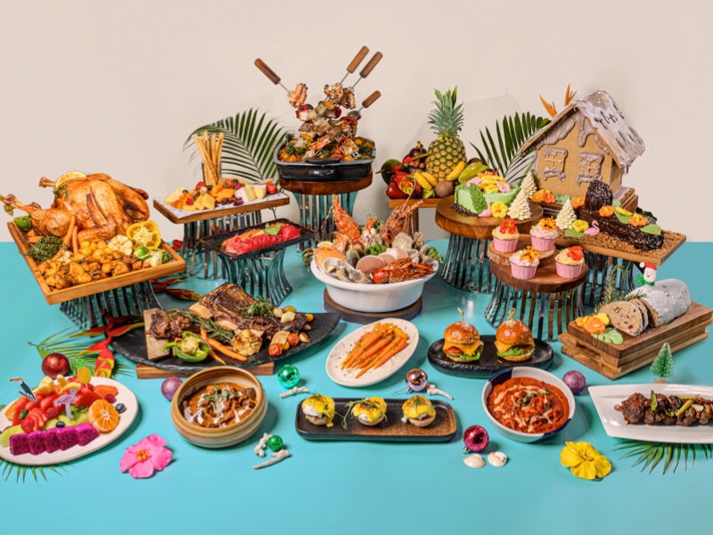 Tropical Christmas Brunch at OPEN} Restaurant, DoubleTree by Hilton Jakarta - Diponegoro 