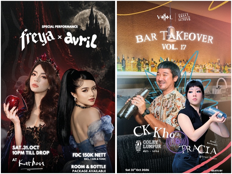 Halloween All Night di Hotel Indigo Bandung, VINYL Bar Takeover dan UPPERROOM Rooftop Party
