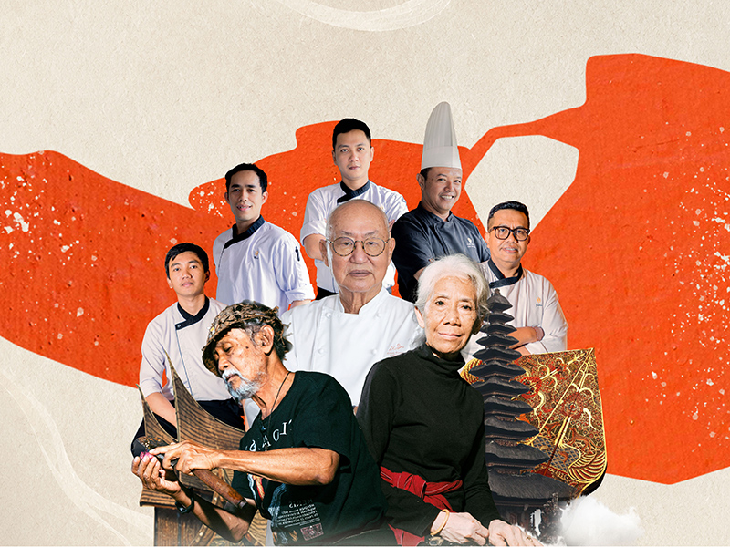 Local Gastronomy, Global Recognition: Merayakan Warisan Kuliner Bali Bersama Chef William Wongso, Pekak dan Odah Tekor di InterContinental Bali Resort