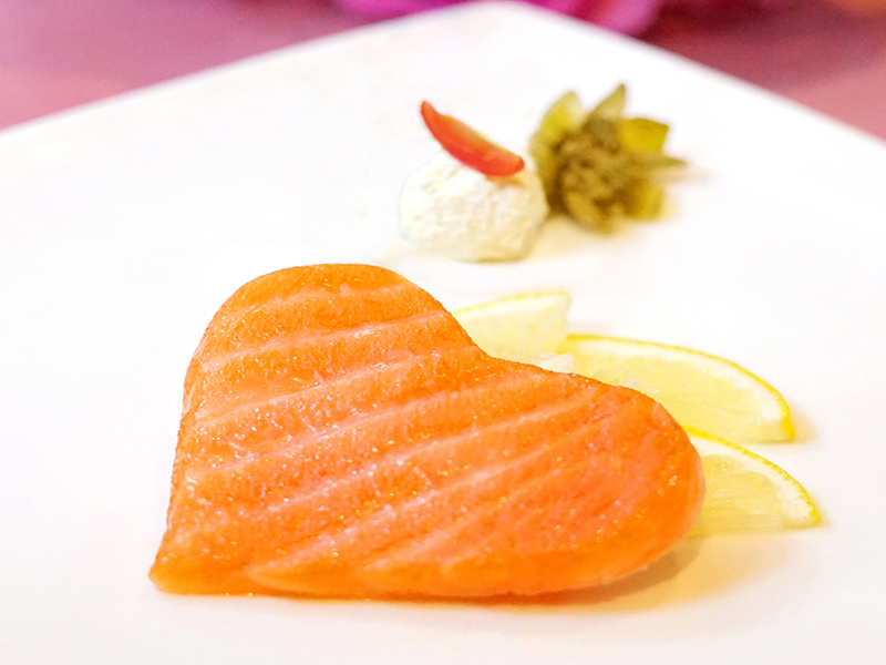 Heart Shaped Smoked Salmon