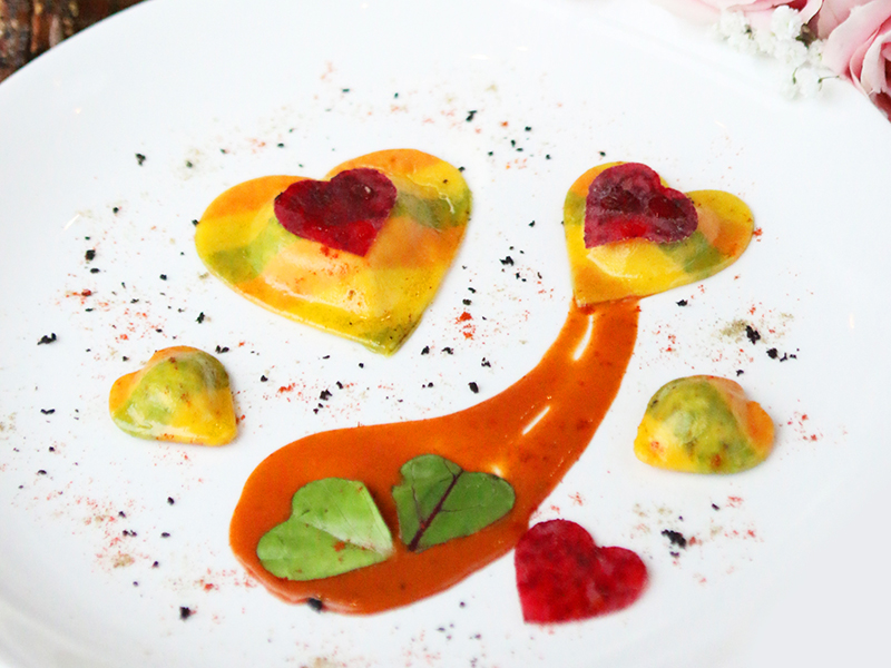 Rosso Valentine Ravioli all Aragosta