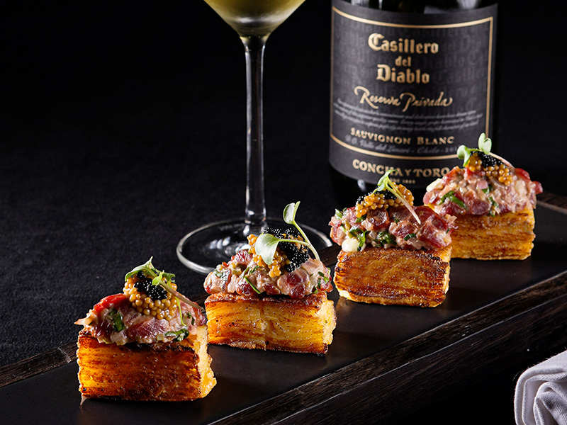 Casillero del Diablo Wine Pairing Dinner : Wagyu Beef Tartare