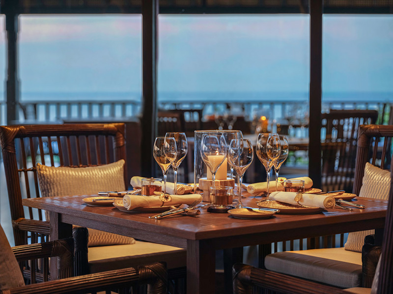 Rumari restaurant evening ambience