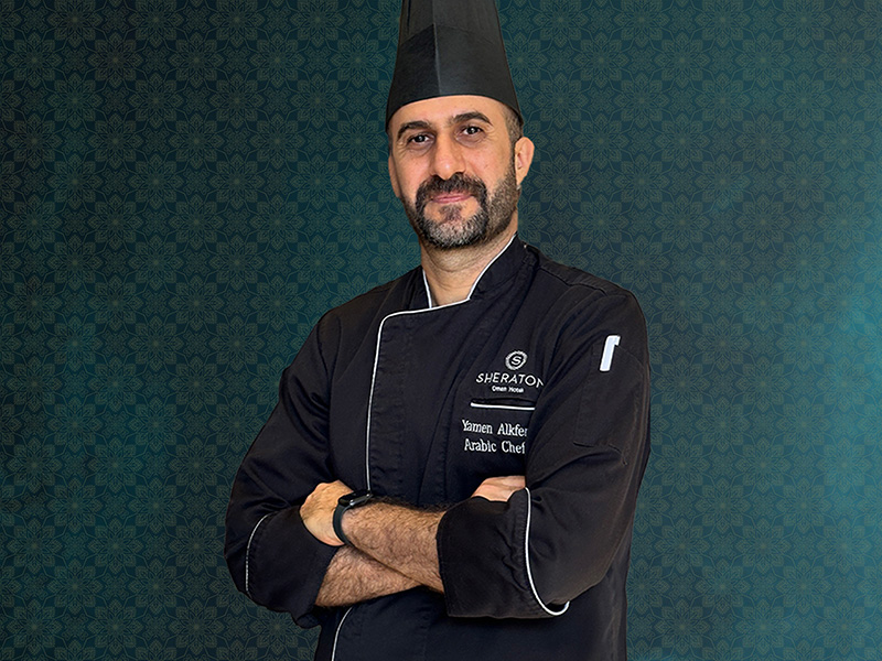 Chef Yamen Al Kfery from Sheraton Oman