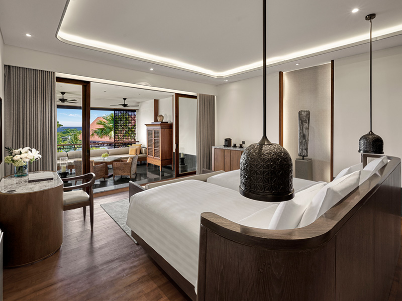 InterContinental Bali Sanur Resort - Junior Suite Twin Ocean View Bedroom