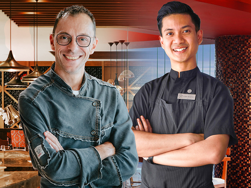 Chef Michele Antonucci dan Chef Vinsensius Aditantra 