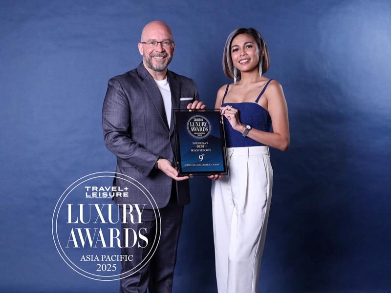 Jean-Pierre Joncas & Aulianty Fellina Rizal, General Manager and Senior Director of Marketing Communications & Public Relation Sofitel Bali Nusa Dua Beach Resort