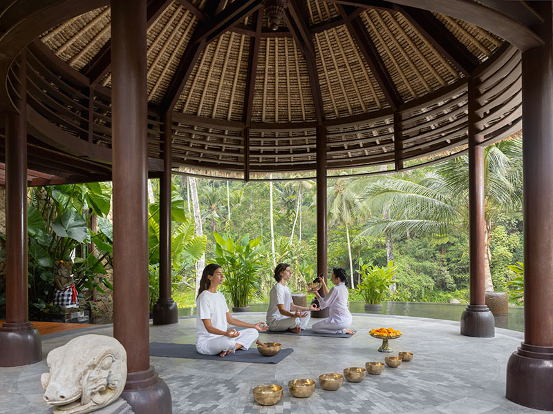Vibrational Sound Therapy at Mandapa, A- Ritz-Carlton Reserve