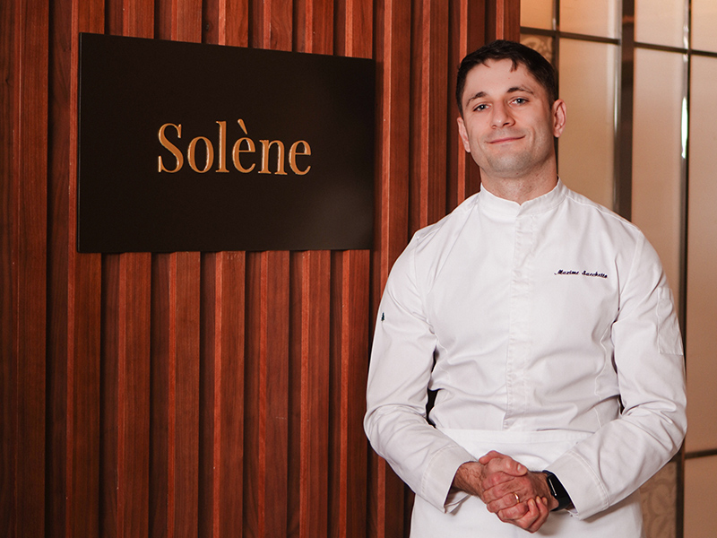 Chef Maxime Sacchetto Foglia 