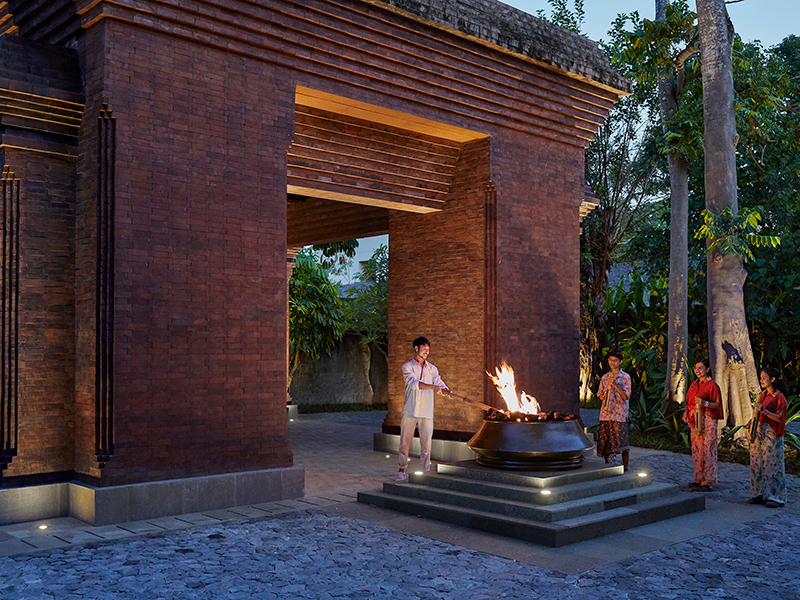 Andaz Bali Bonfire Lighting Ritual