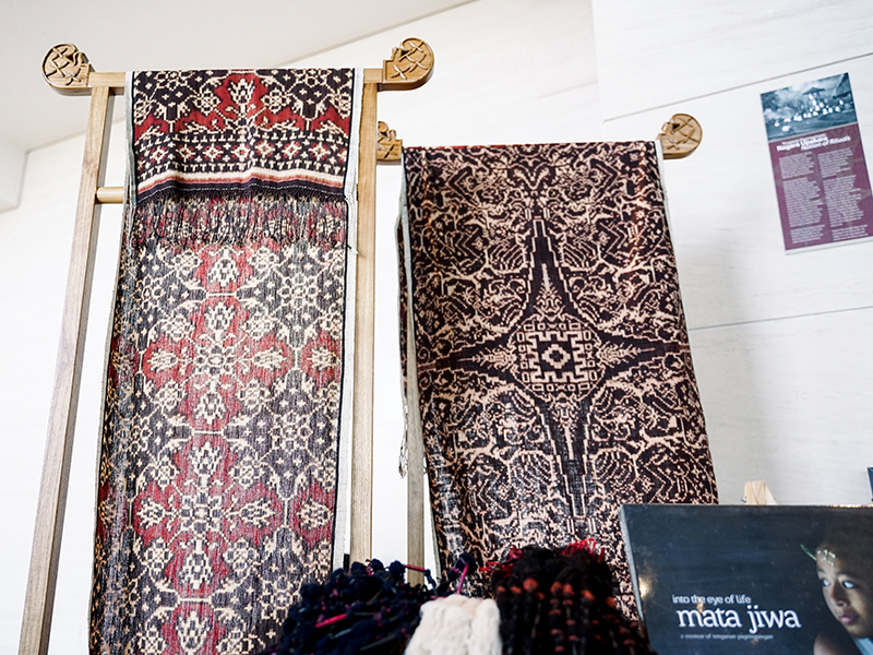 Tenganan Pegringsingan Book and Fabric by Amalia Firman