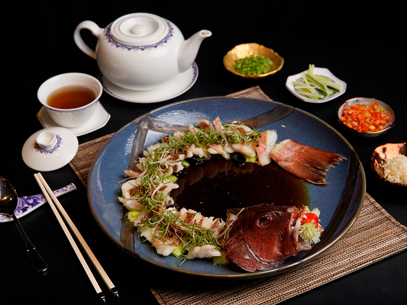 Steamed Spotted Grouper with Shredded Pork