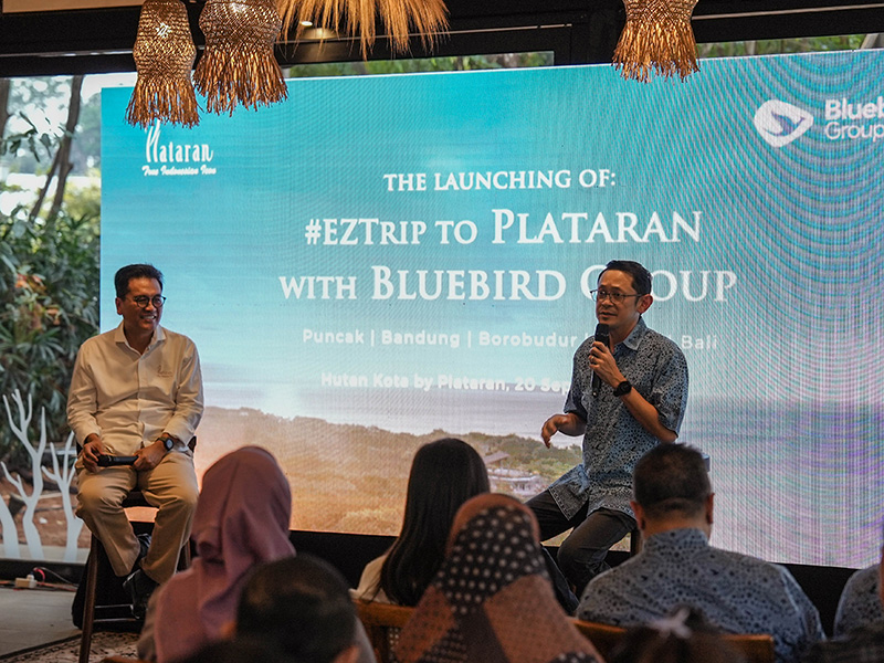 Launching #EZTrip to Plataran with Bluebird