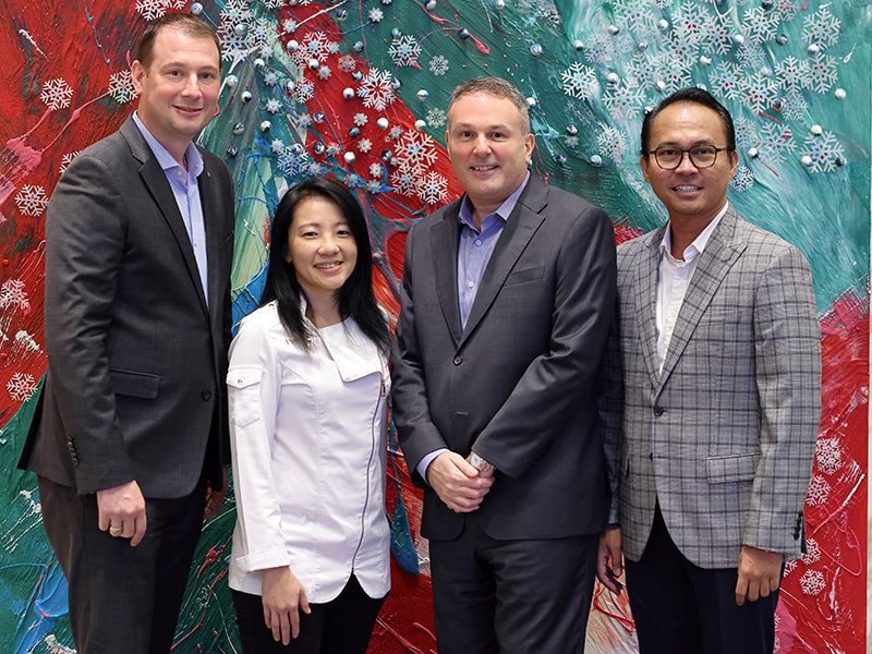 Mr. Nicolas Mercier, Chef Janice Wong, Mr. Piero Bellizzi, Mr. Arief Arianto