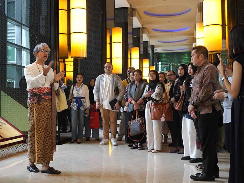 Didiet Maulana di Pameran Kebaya Kala Kini - Hotel Indonesia Kempinski Jakarta