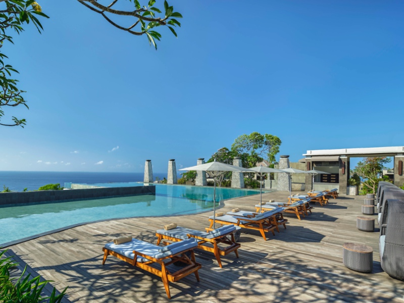Umana Bali's main pool